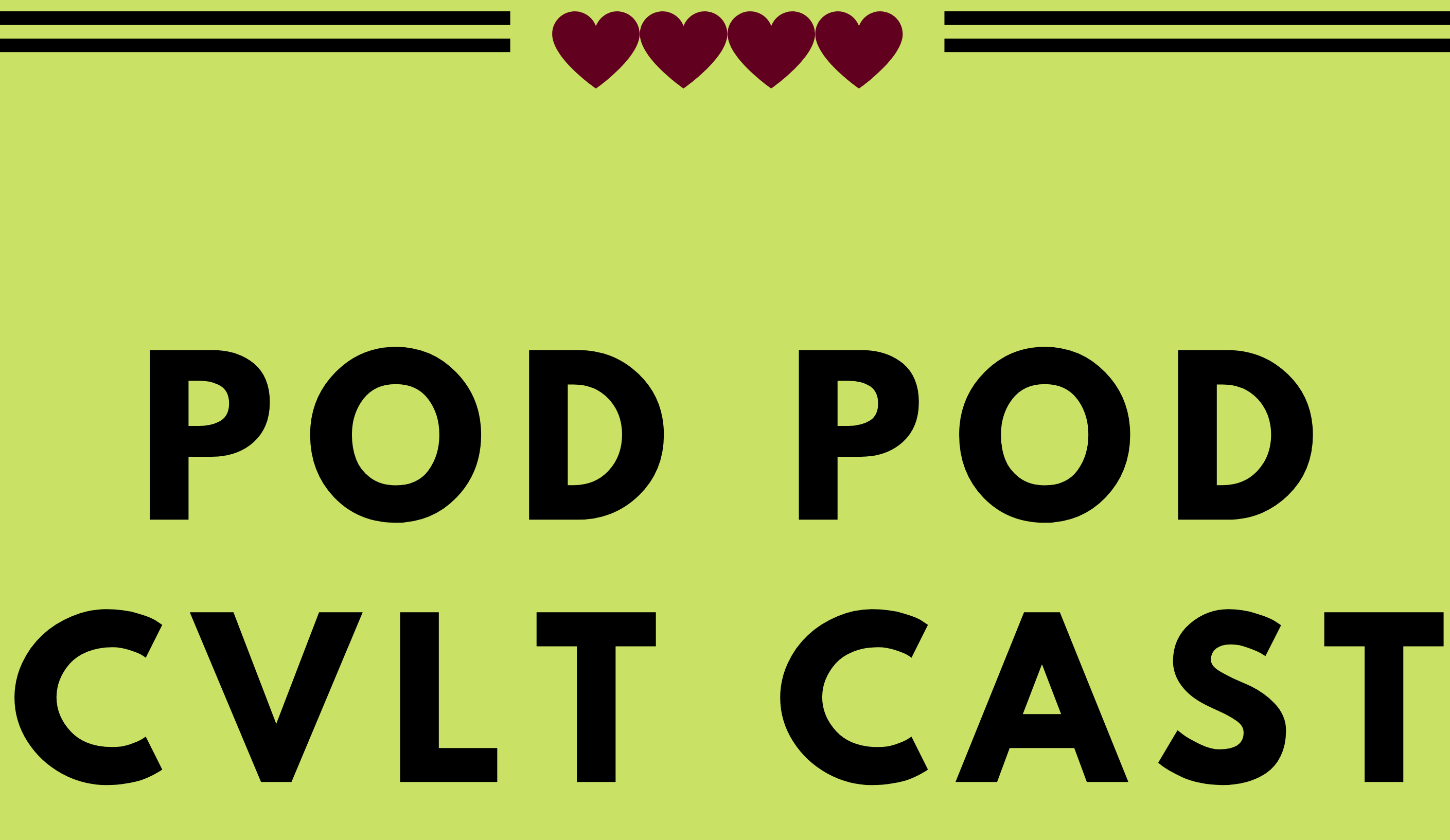 Logo for Pod Pod Cvlt Cast